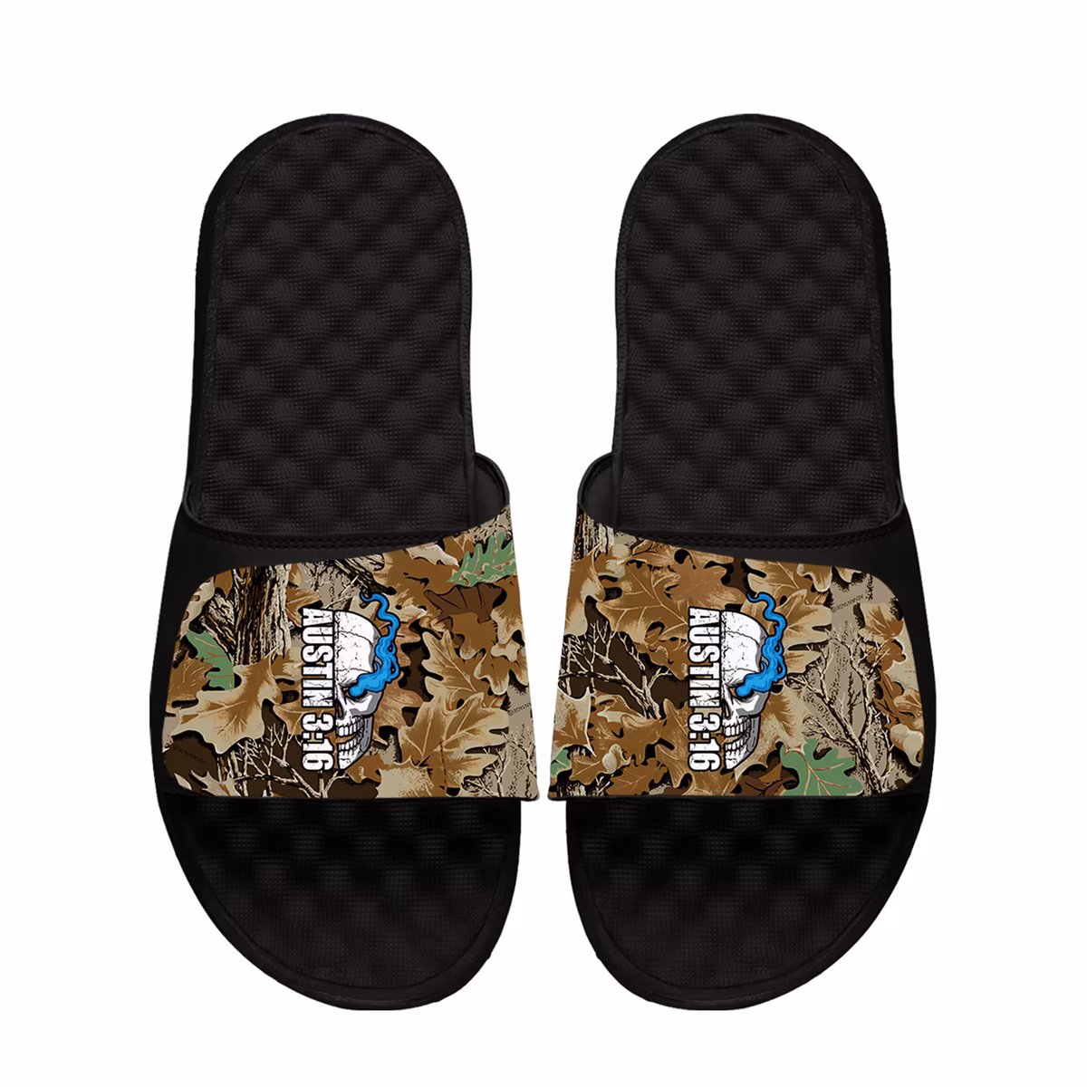 Youth ISlide "Stone Cold" Steve Austin Skull RealTree Camo iSlide Sandals 1 Youth ISlide "Stone Cold" Steve Austin Skull RealTree Camo iSlide Sandals