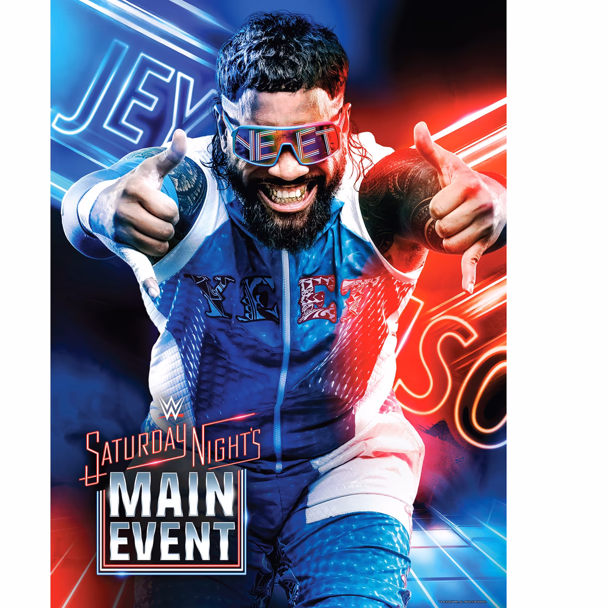 WWE January 25, 2025 Saturday Night's Main Event 18" x 24" Event Poster Art Photograph 1 WWE January 25, 2025 Saturday Night's Main Event 18" x 24" Event Poster Art Photograph