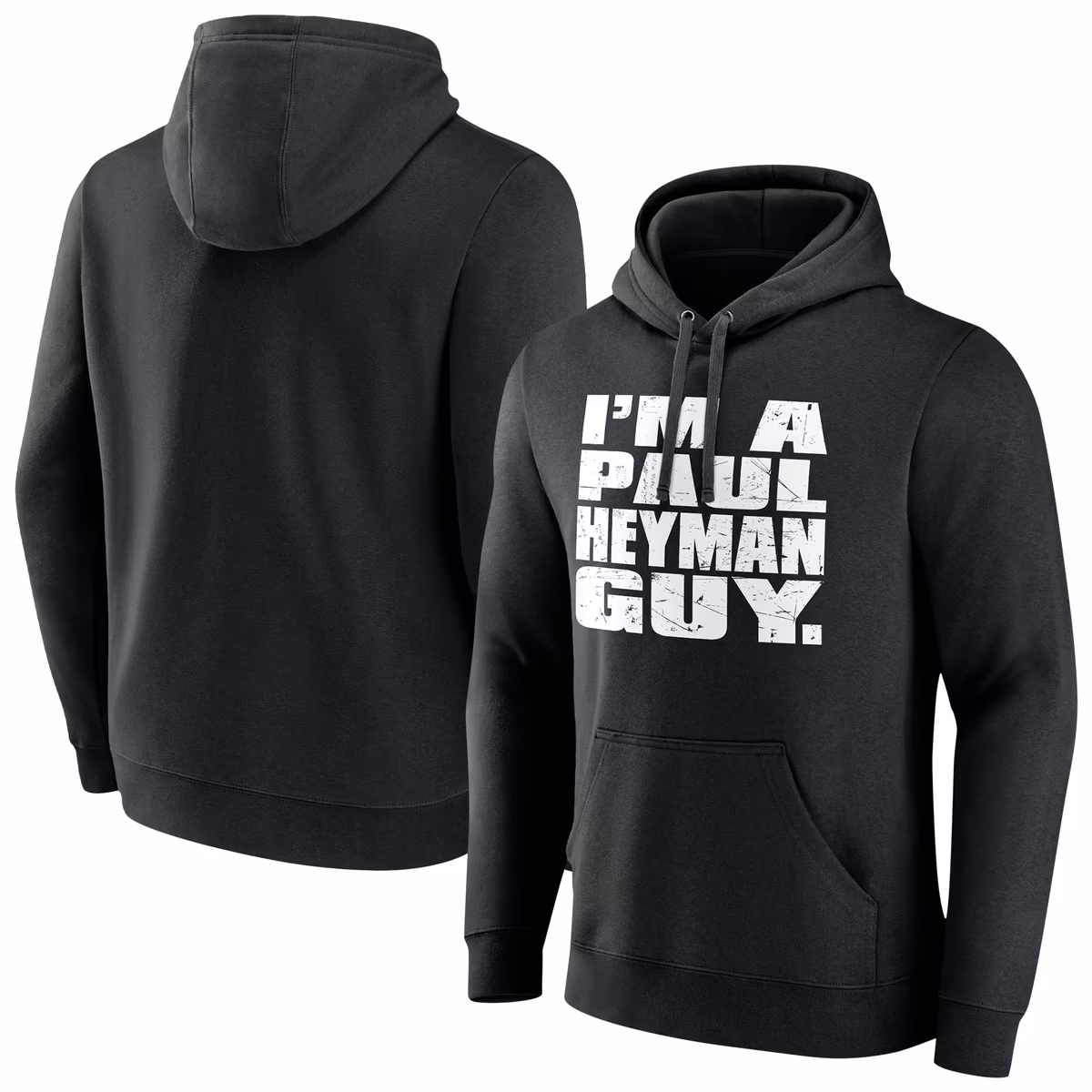 Men's Black Paul Heyman I'm A Paul Heyman Guy Pullover Hoodie