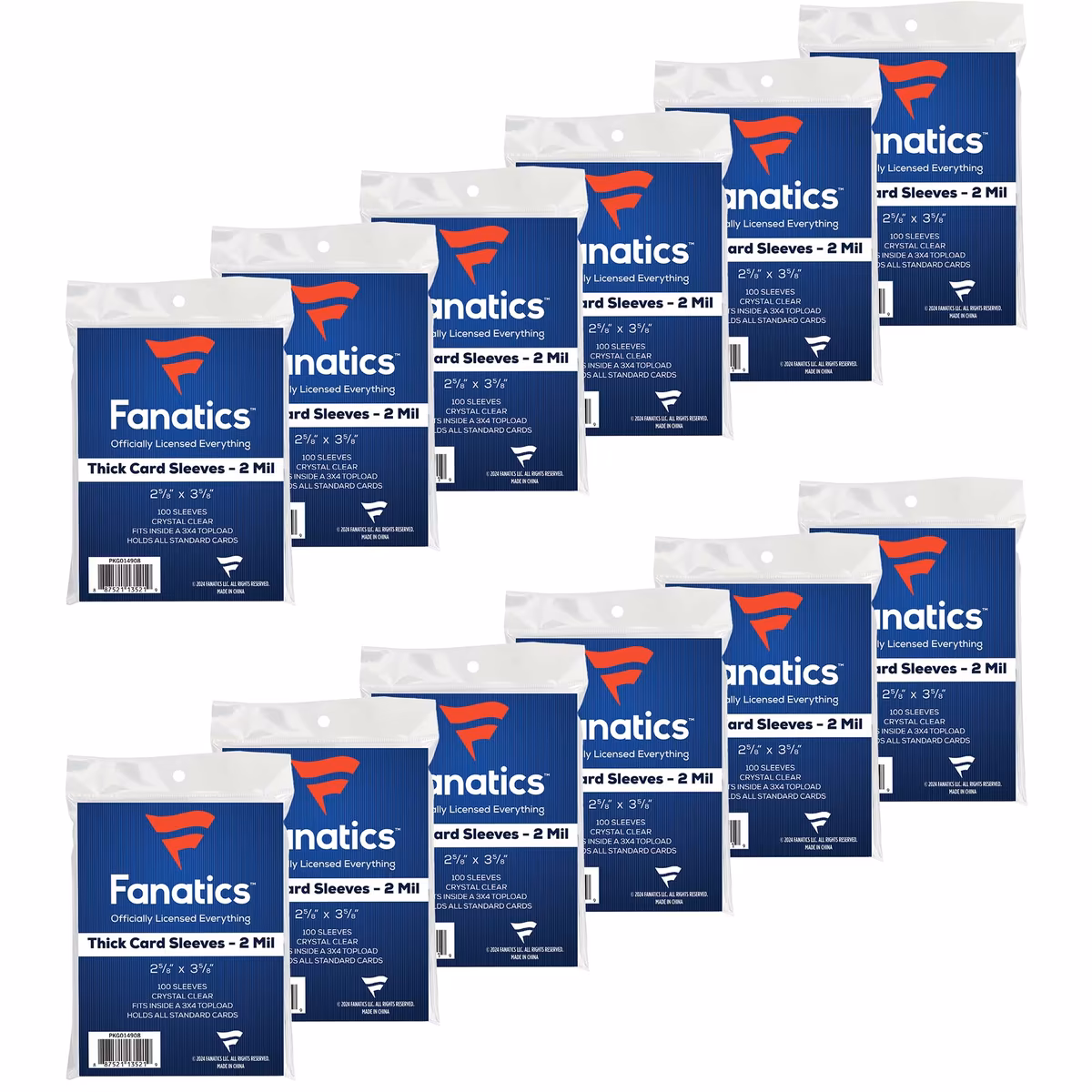 Fanatics Thick Soft Sleeve Bundle - 1200 Sleeves
