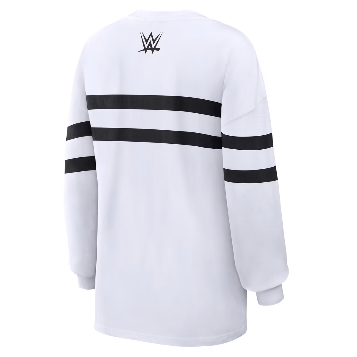 Women's WEAR by Erin Andrews White The Bella Twins Oversized Stripe Long Sleeve T-Shirt 5 Women's WEAR by Erin Andrews White The Bella Twins Oversized Stripe Long Sleeve T-Shirt