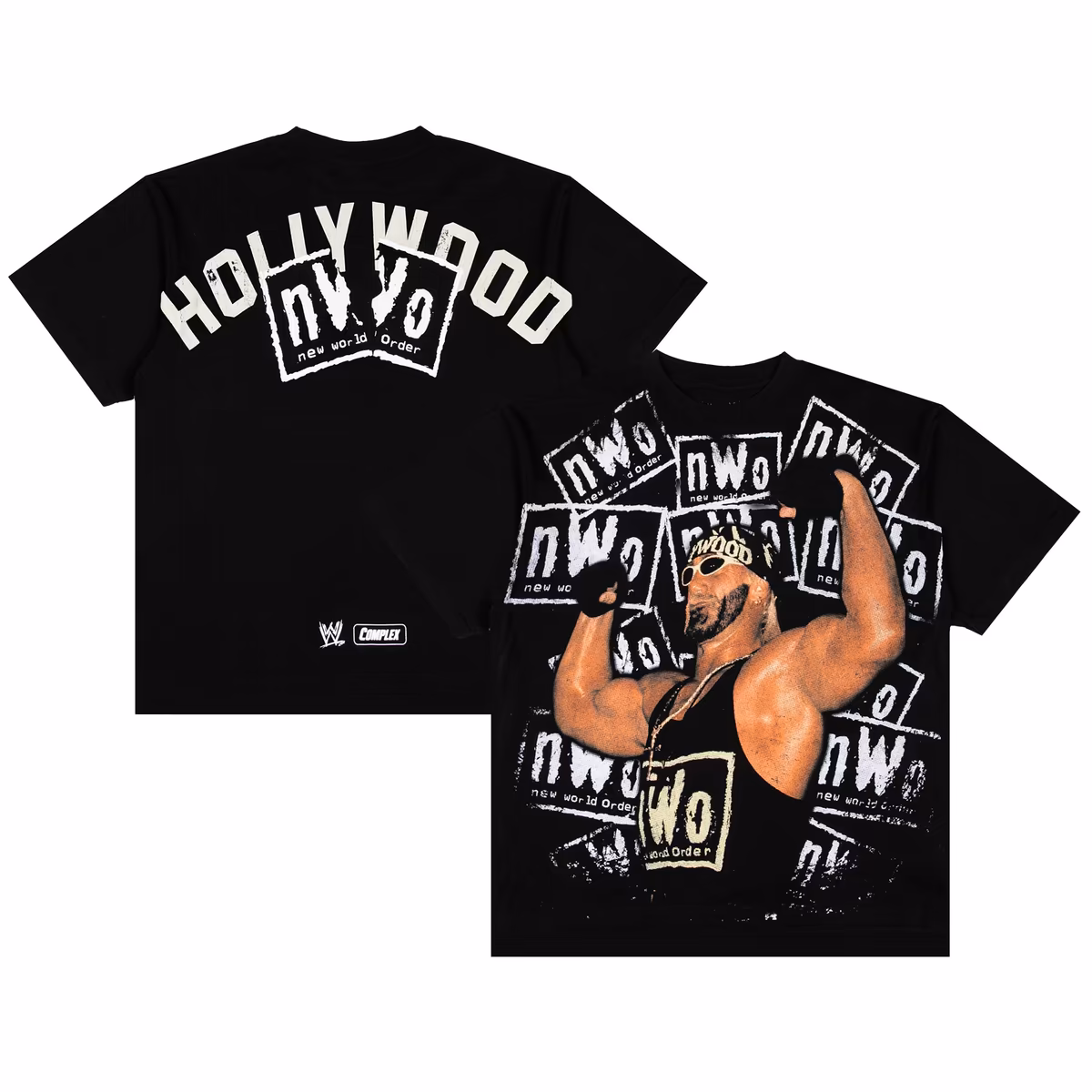 Men's Complex x WWE Black "Hollywood" Hulk Hogan Boxy T-Shirt