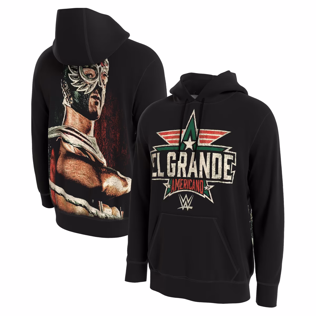 Men's ProSphere Black El Grande Americano Graphic Hoodie 1 Men's ProSphere Black El Grande Americano Graphic Hoodie