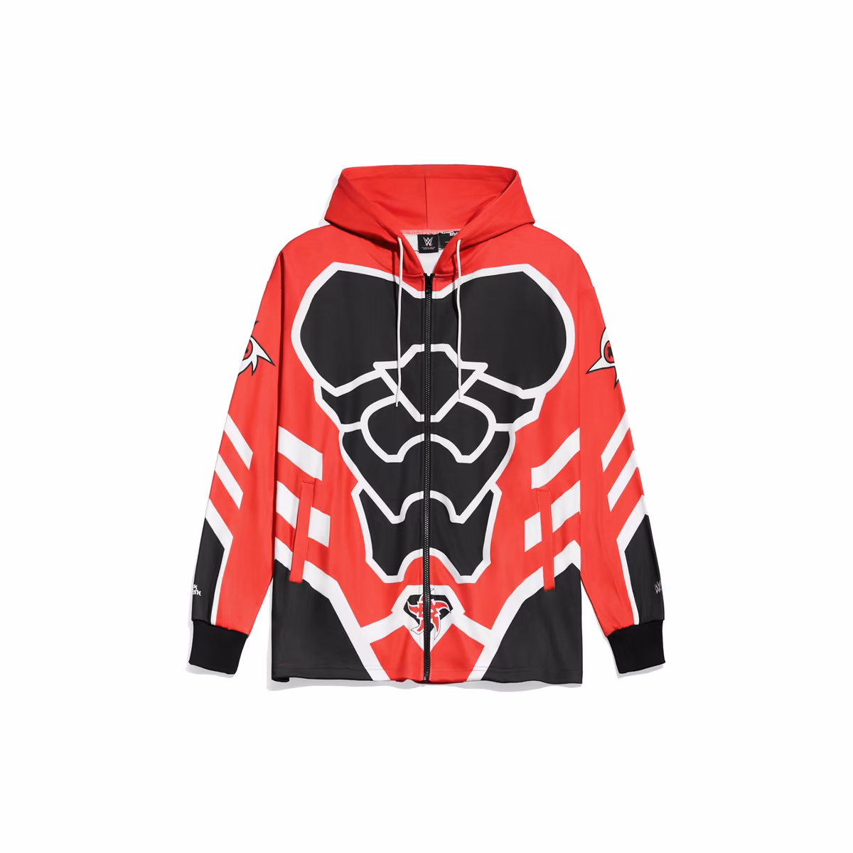 Men's Chalk Line Red/Black Penta Entrance Full-Zip Hoodie 3 Men's Chalk Line Red/Black Penta Entrance Full-Zip Hoodie