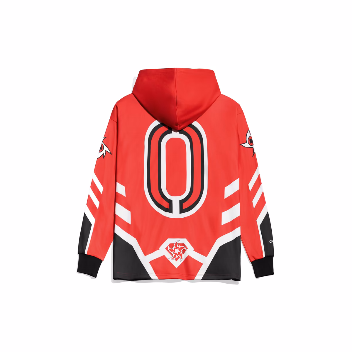 Men's Chalk Line Red/Black Penta Entrance Full-Zip Hoodie 4 Men's Chalk Line Red/Black Penta Entrance Full-Zip Hoodie