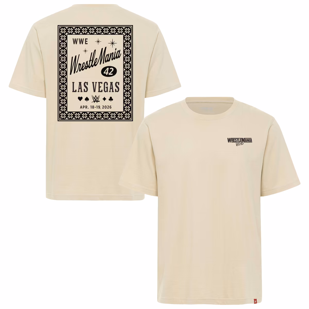 Unisex Sportiqe Cream WrestleMania 42 Duke T-Shirt 18 Unisex Sportiqe Cream WrestleMania 42 Duke T-Shirt