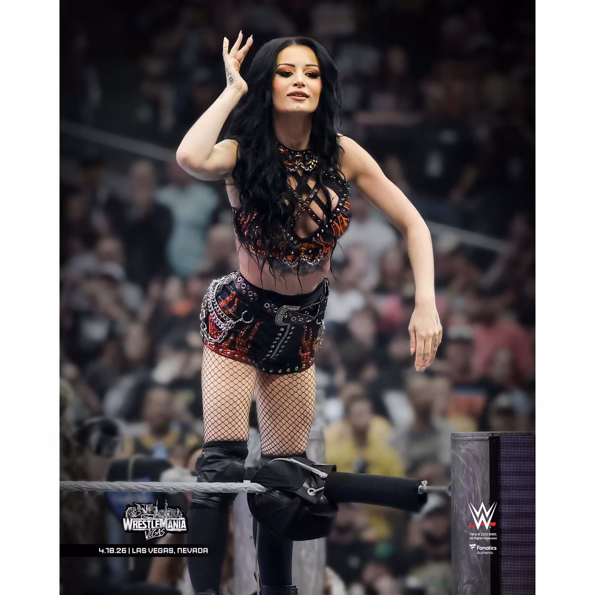 Paige WWE Unsigned WrestleMania 42 Return Photograph