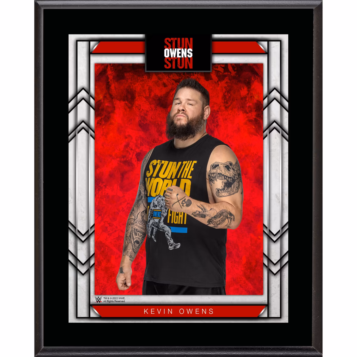 Kevin Owens 10.5" x 13" Sublimated Plaque 1 Kevin Owens 10.5" x 13" Sublimated Plaque