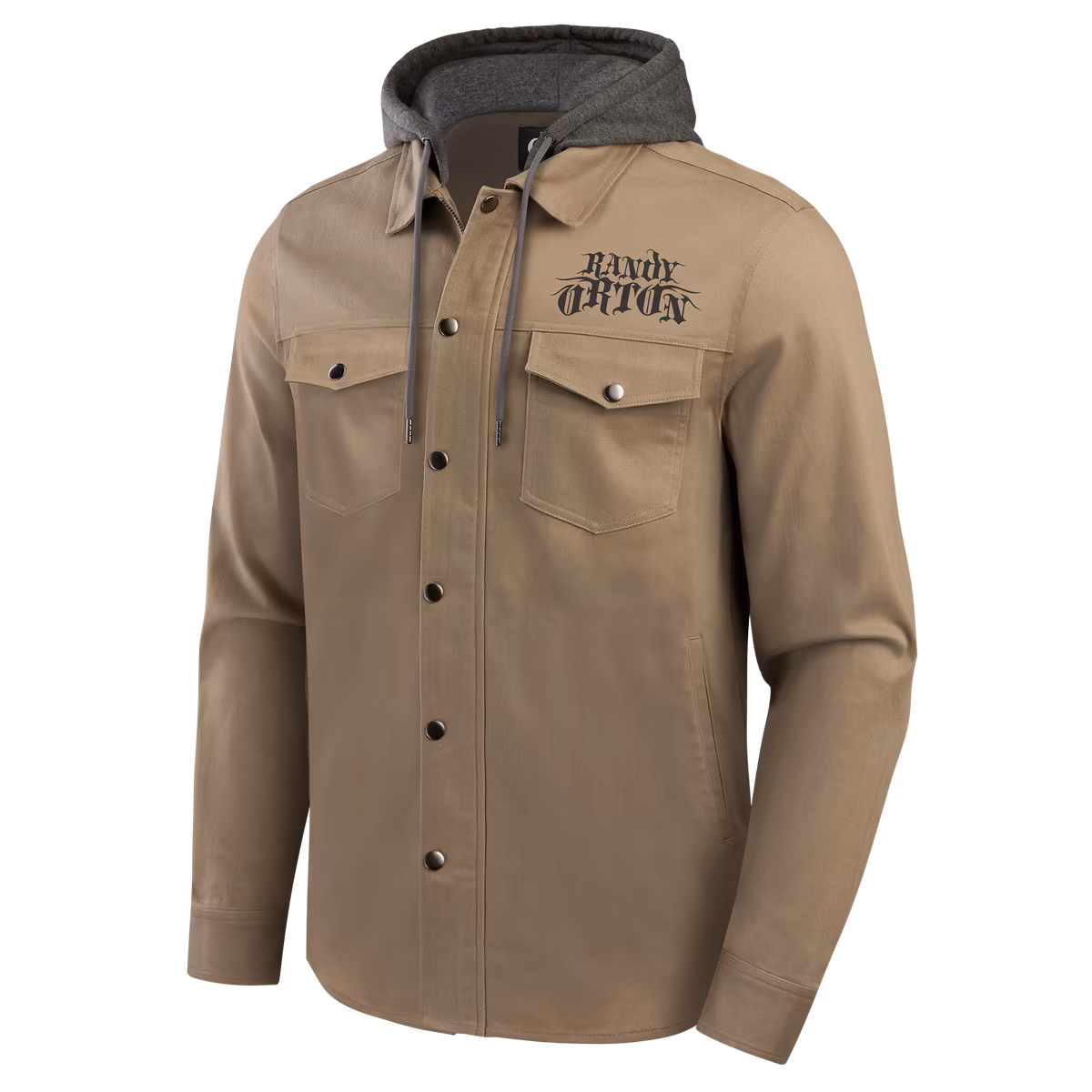 Men's Darius Rucker Collection by Fanatics Tan Randy Orton Full-Snap Hooded Jacket 4 Men's Darius Rucker Collection by Fanatics Tan Randy Orton Full-Snap Hooded Jacket