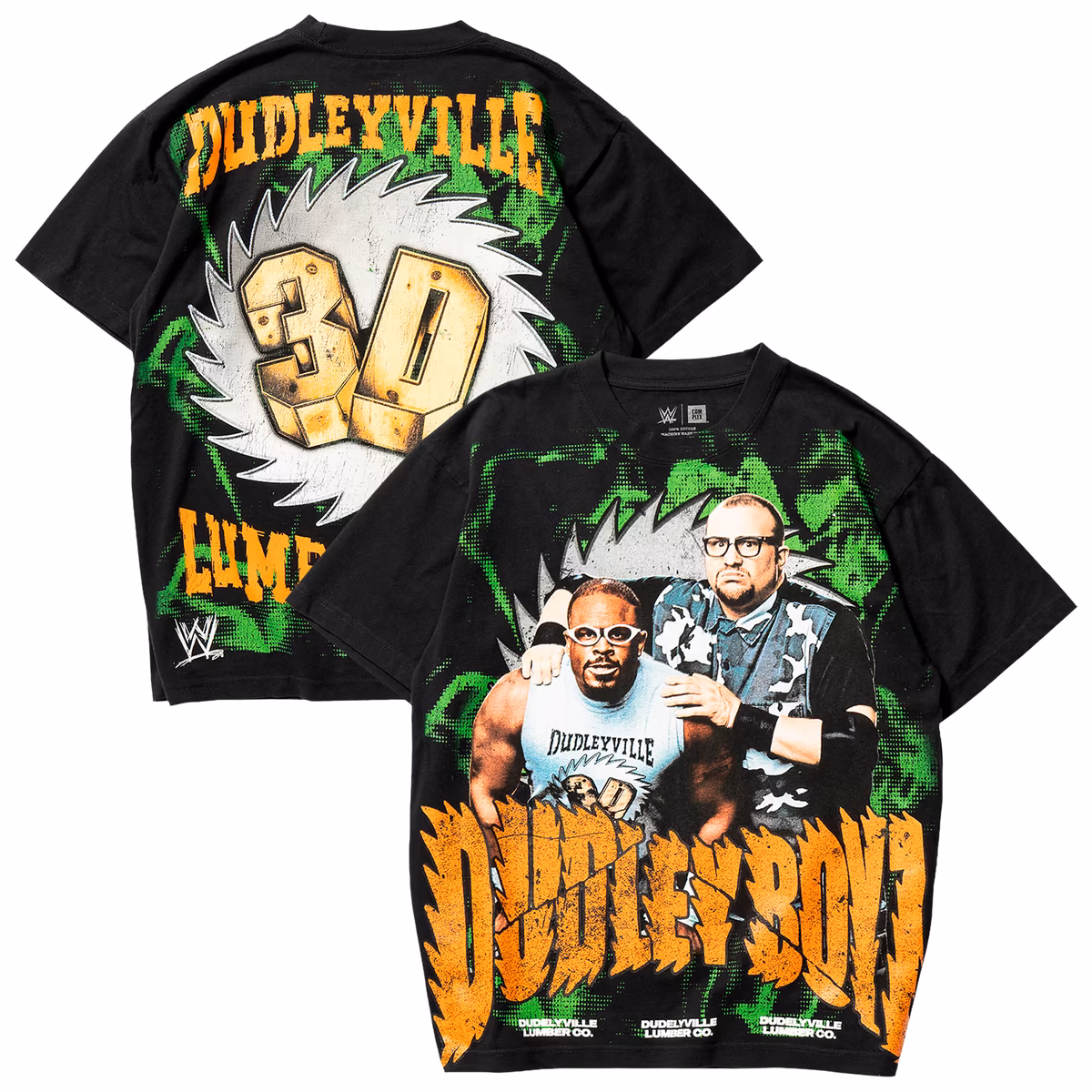 Unisex Complex x WWE Black The Dudley Boyz Dudleyville T-Shirt