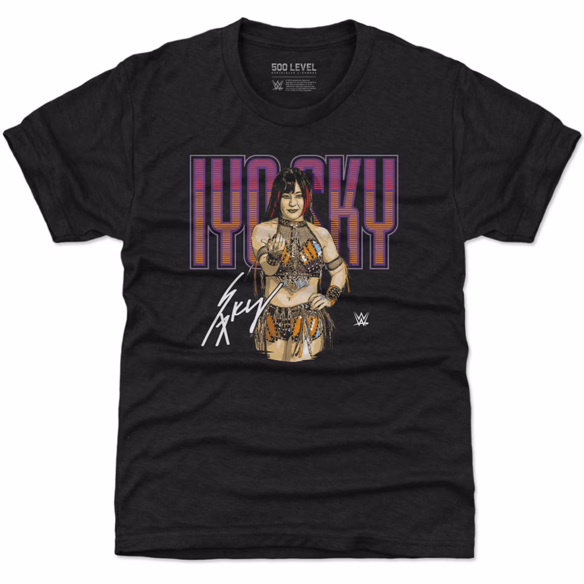 Youth 500 Level  Black IYO SKY Pose T-Shirt