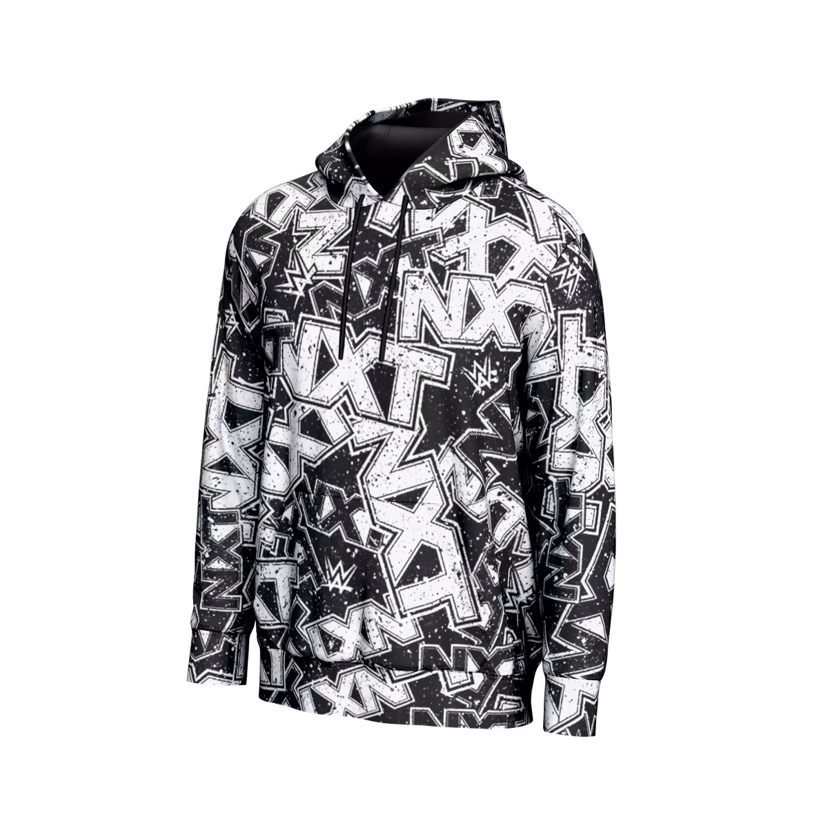 Men's ProSphere Black NXT Logo Allover Print Hoodie 3 Men's ProSphere Black NXT Logo Allover Print Hoodie