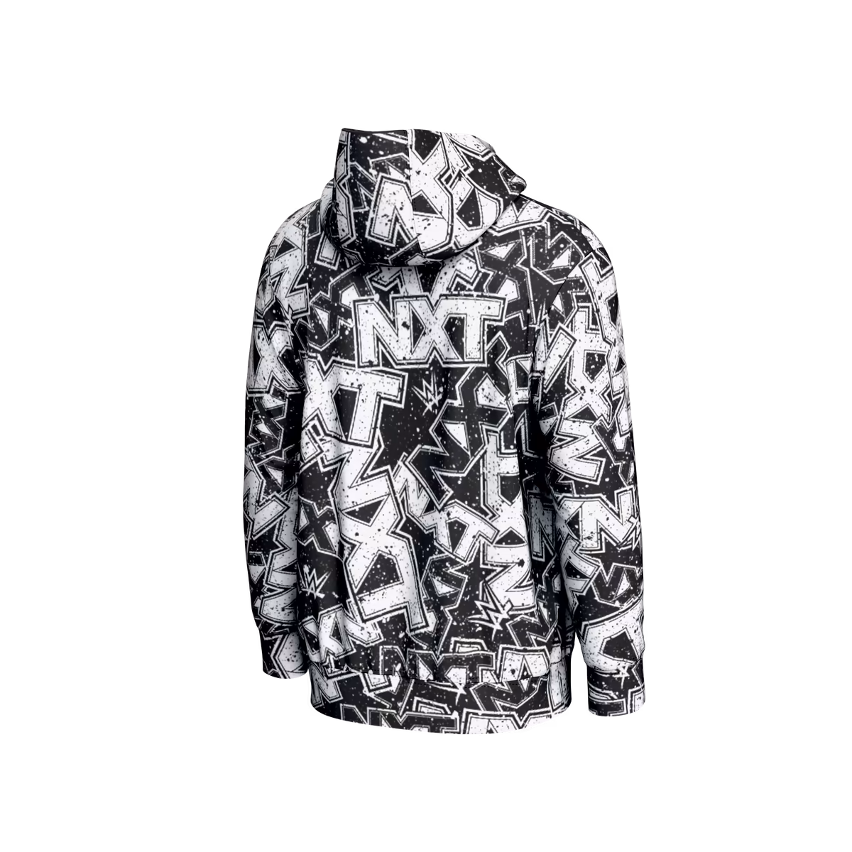 Men's ProSphere Black NXT Logo Allover Print Hoodie 4 Men's ProSphere Black NXT Logo Allover Print Hoodie