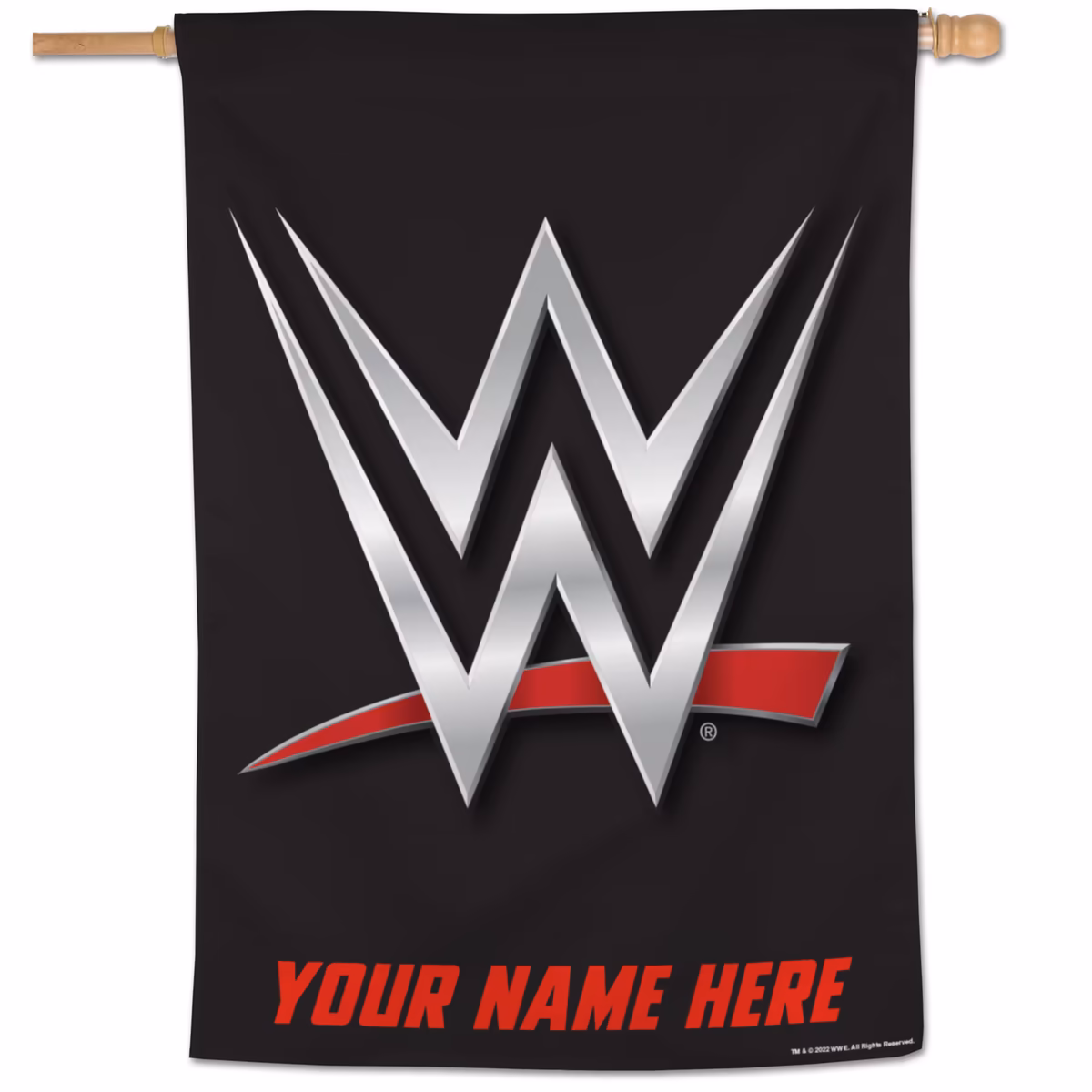 WinCraft WWE 27'' x 37'' One-Sided Personalized Vertical Banner 2 WinCraft WWE 27'' x 37'' One-Sided Personalized Vertical Banner