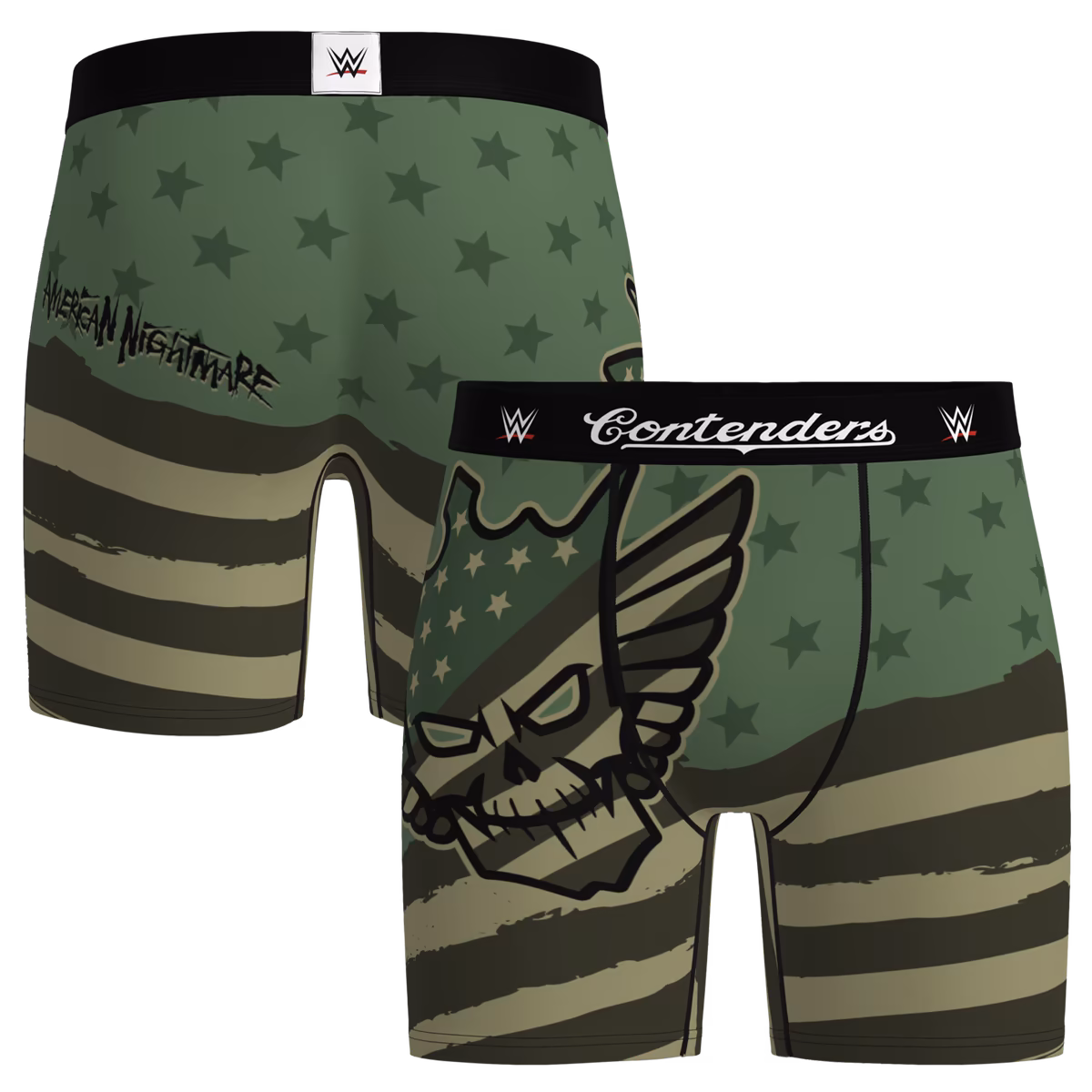 Men's Contenders Clothing Green Cody Rhodes Camo Boxer Briefs 2 Men's Contenders Clothing Green Cody Rhodes Camo Boxer Briefs