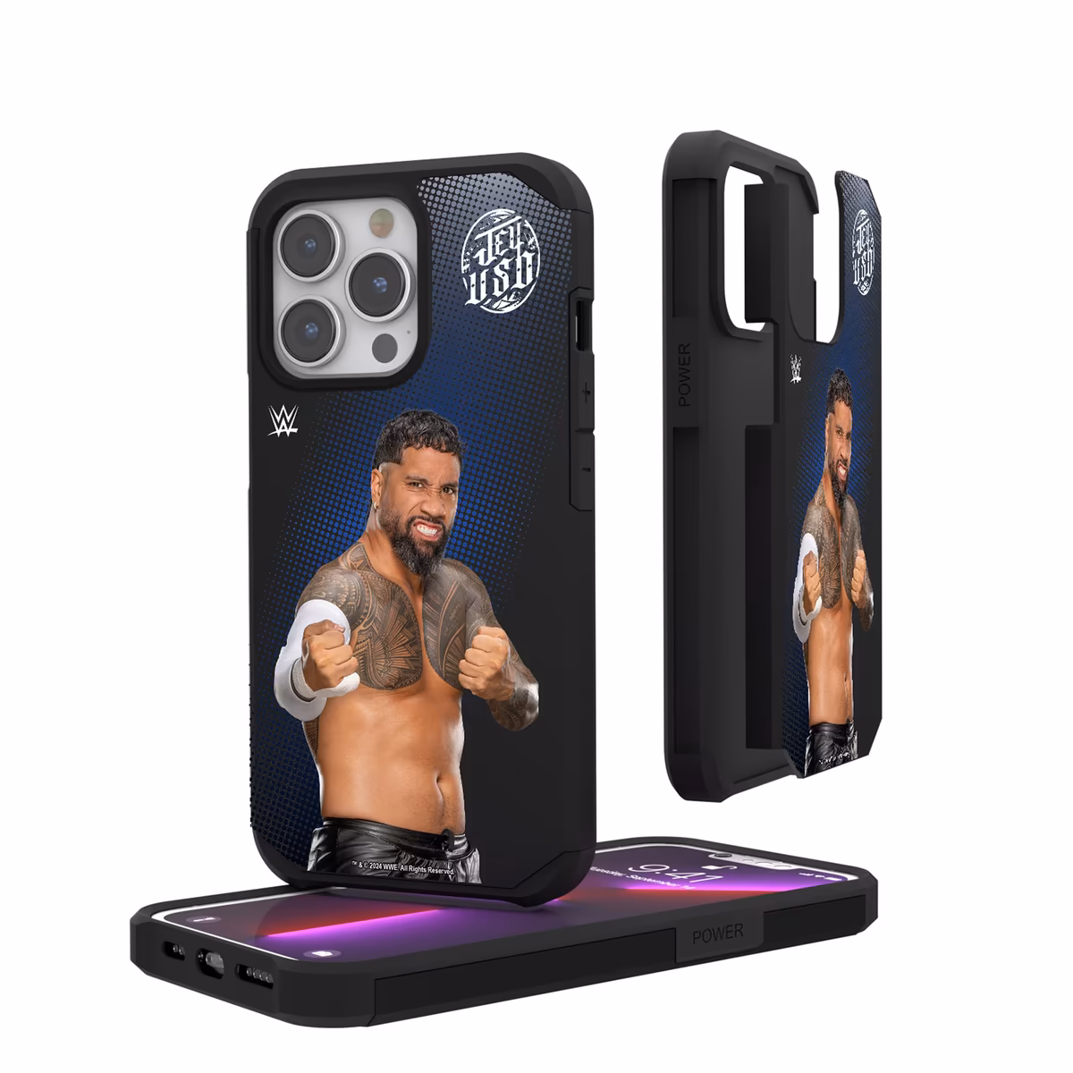 Keyscaper Jey Uso WWE Yeet Blues Superstar iPhone Rugged Case 3 Keyscaper Jey Uso WWE Yeet Blues Superstar iPhone Rugged Case
