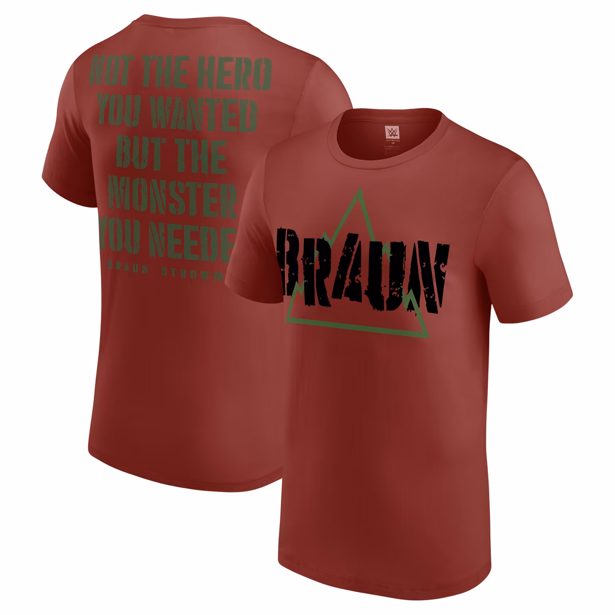 Men's Maroon Braun Strowman The Monster You Needed T-Shirt 2 Men's Maroon Braun Strowman The Monster You Needed T-Shirt