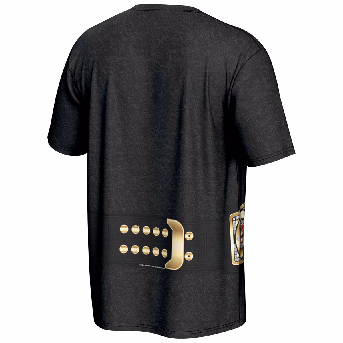 Men's ProSphere Black WWE Undisputed Championship Title Belt T-Shirt 4 Men's ProSphere Black WWE Undisputed Championship Title Belt T-Shirt