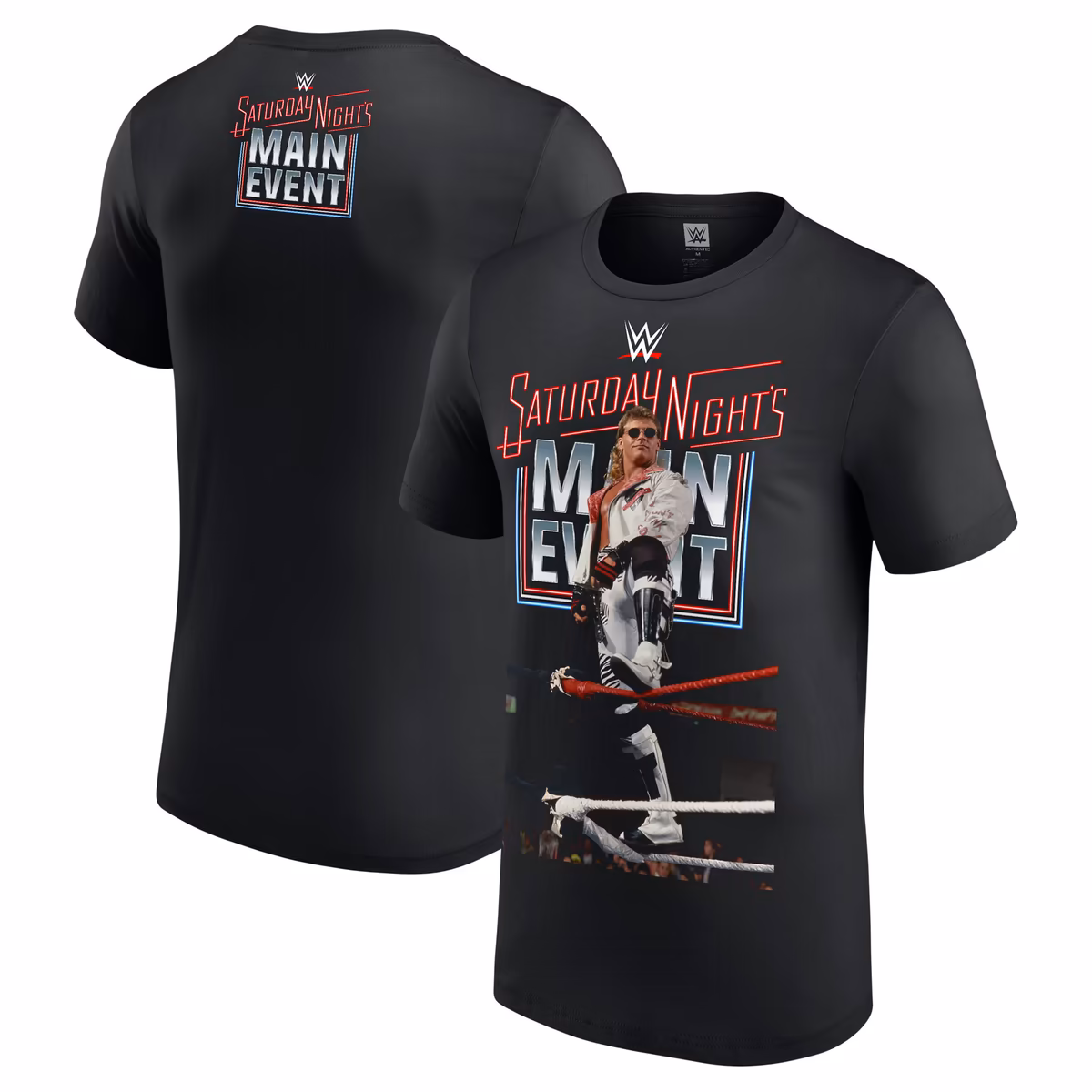 Men's Black Shawn Michaels Saturday Night's Main Event T-Shirt