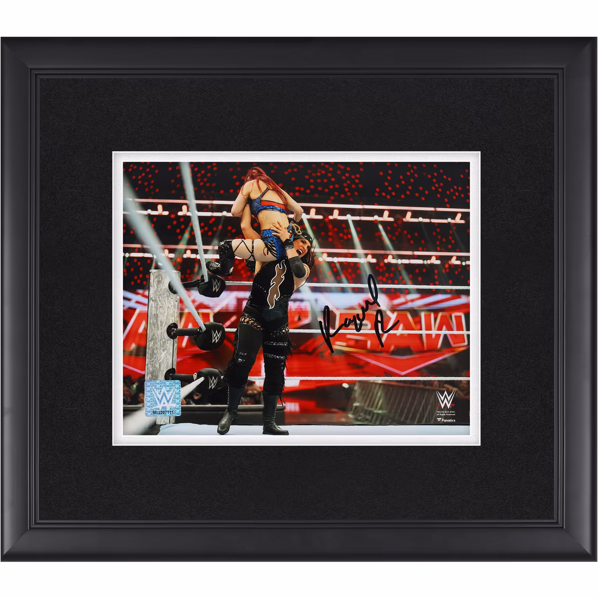 Raquel Rodriguez WWE Autographed Framed 8" x 10" Tejana Bomb Photograph