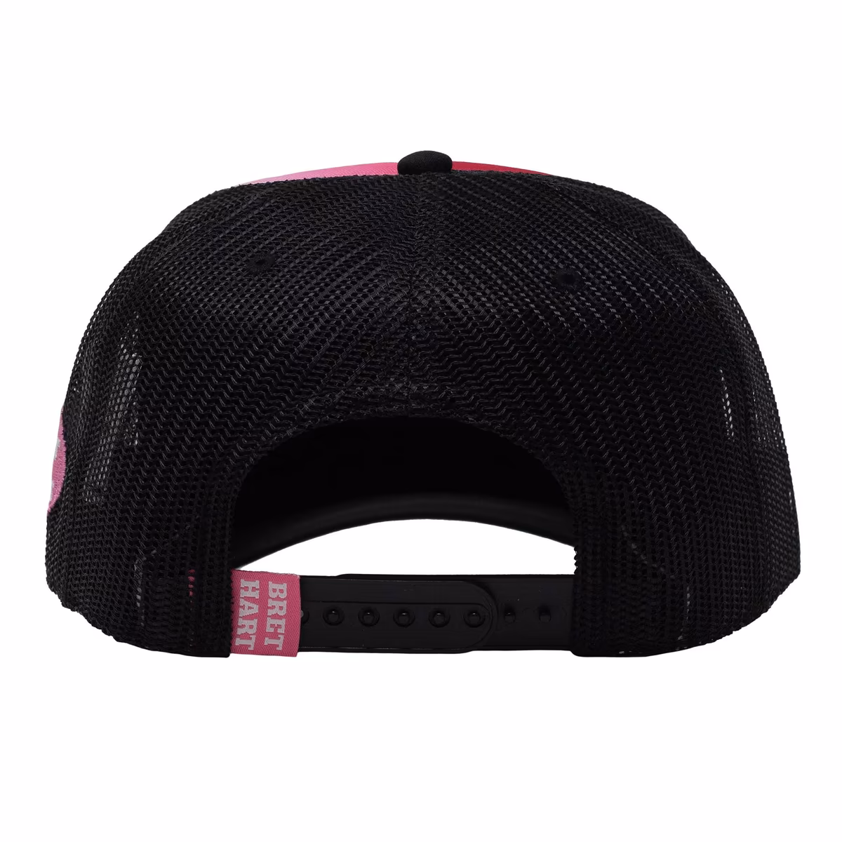 Men's Black Bret Hart Gradient Trucker Adjustable Hat 5 Men's Black Bret Hart Gradient Trucker Adjustable Hat