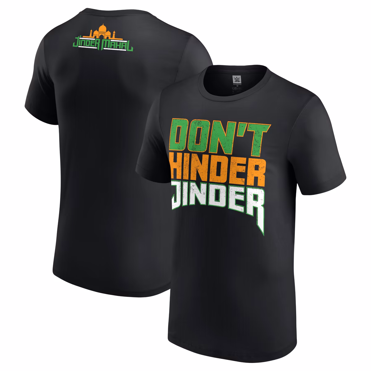 Men's Black Jinder Mahal Don't Hinder Jinder T-Shirt 2 Men's Black Jinder Mahal Don't Hinder Jinder T-Shirt