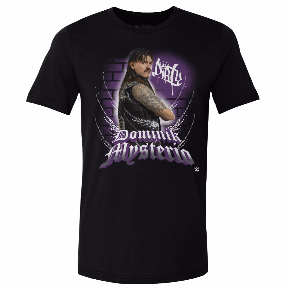 Men's 500 Level Black Dominik Mysterio Dirty T-Shirt 3 Men's 500 Level Black Dominik Mysterio Dirty T-Shirt