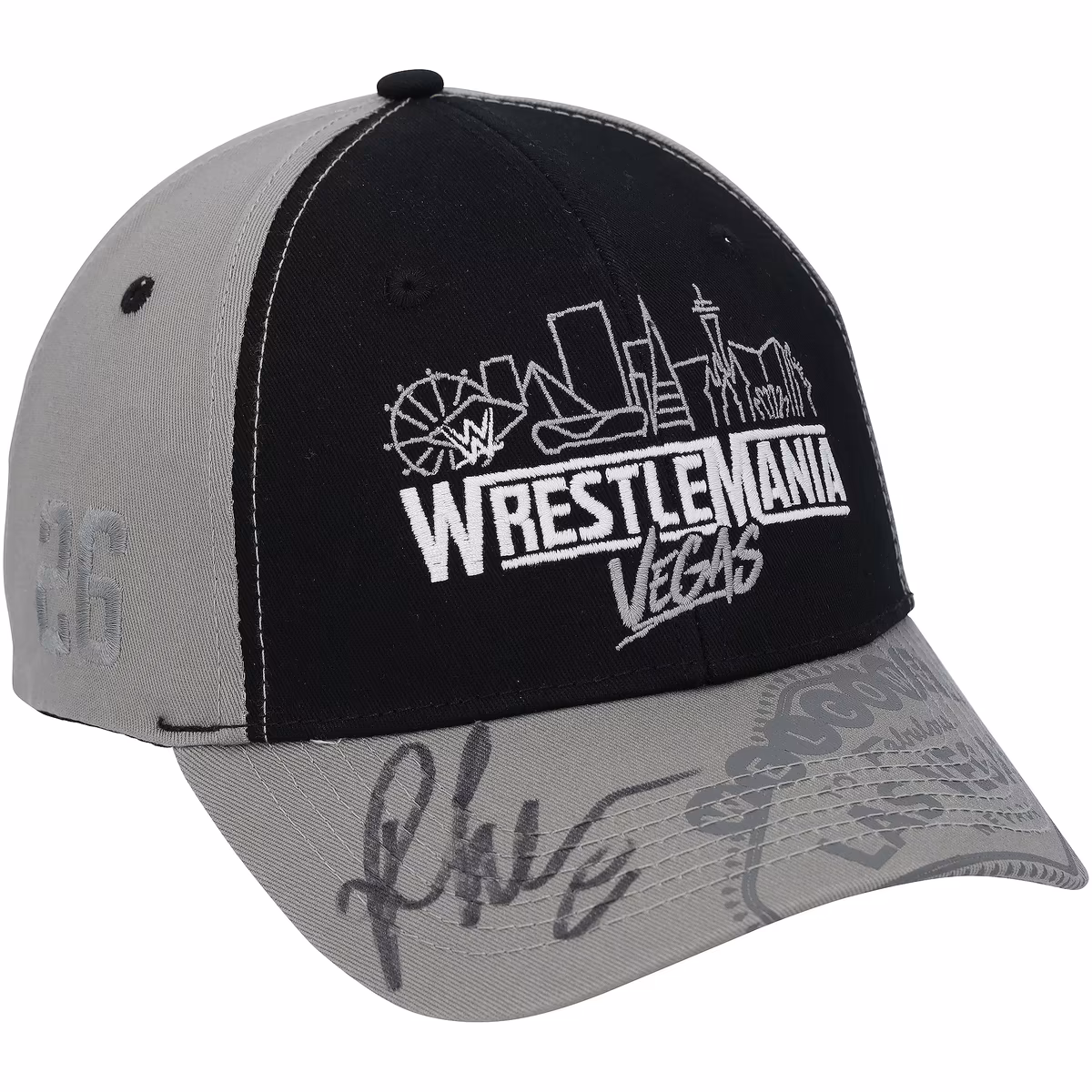 Rhea Ripley WWE Autographed Black & Gray WrestleMania 42 Cap - Limited Edition of 25 2 Rhea Ripley WWE Autographed Black & Gray WrestleMania 42 Cap - Limited Edition of 25