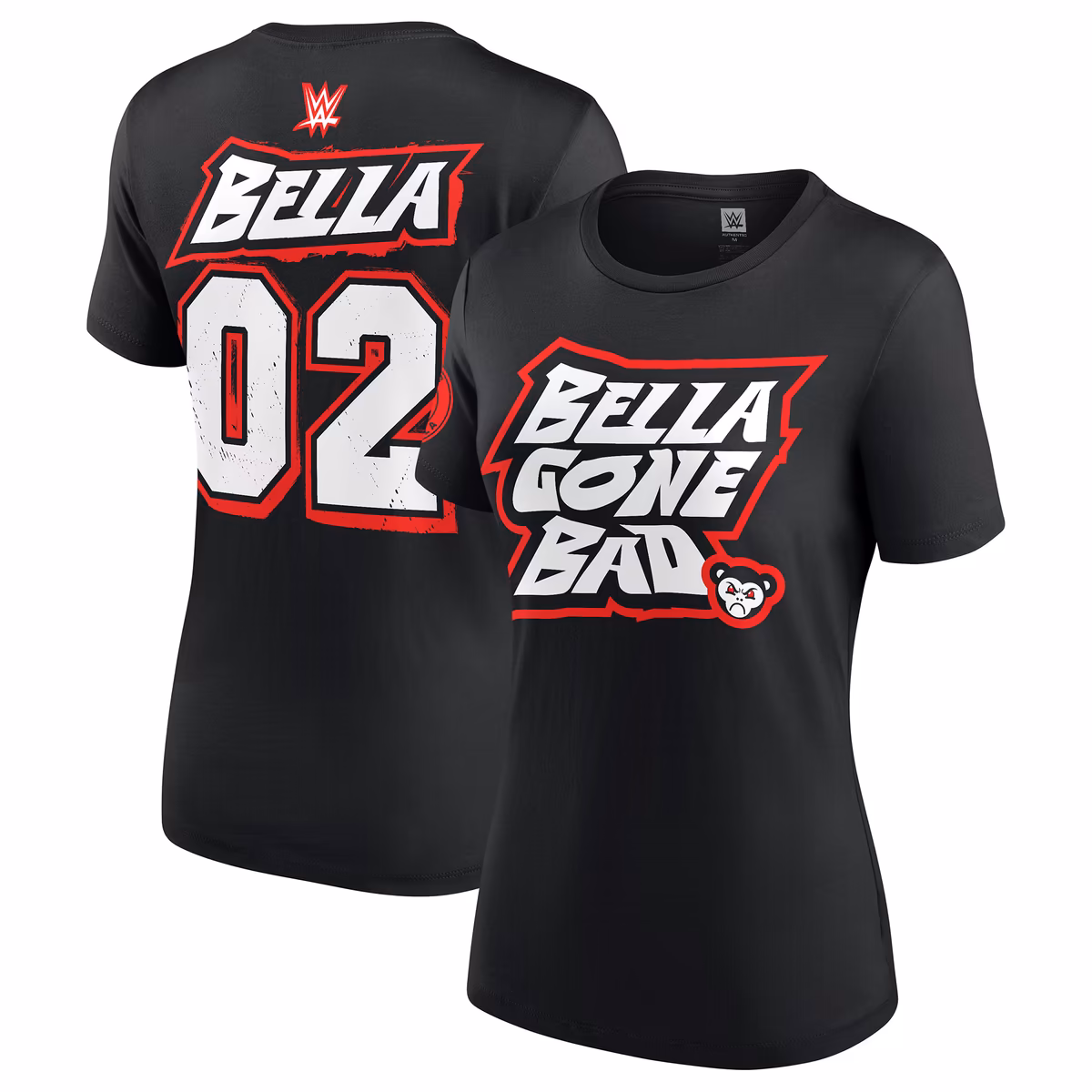 Women's Black Nikki Bella Bella Gone Bad T-Shirt