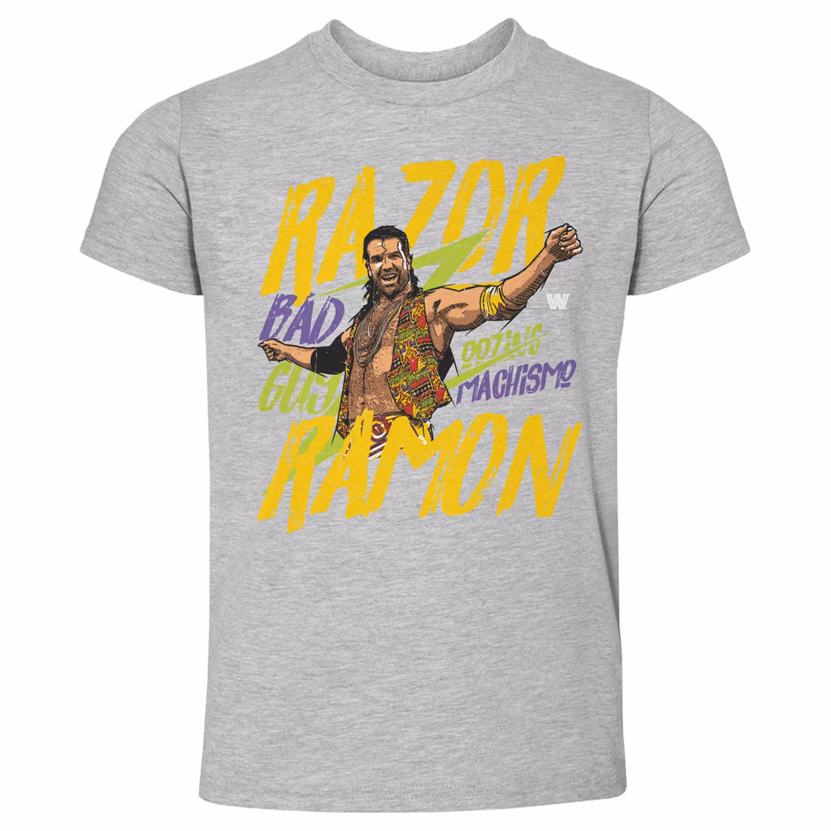 Toddler 500 Level Heather Gray Razor Ramon Bad Guy T-Shirt 4 Toddler 500 Level Heather Gray Razor Ramon Bad Guy T-Shirt