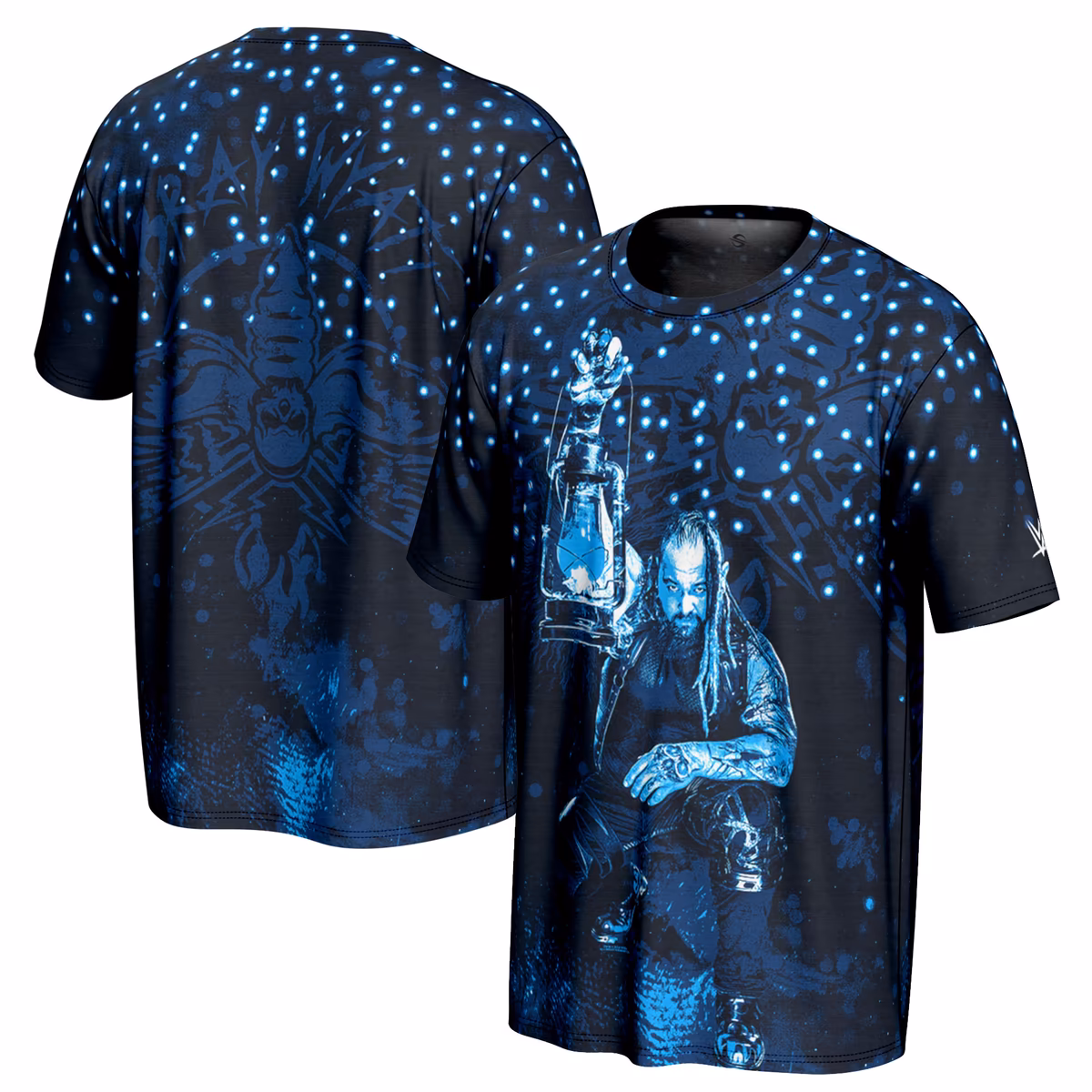 Men's ProSphere Blue Bray Wyatt Fireflies T-Shirt