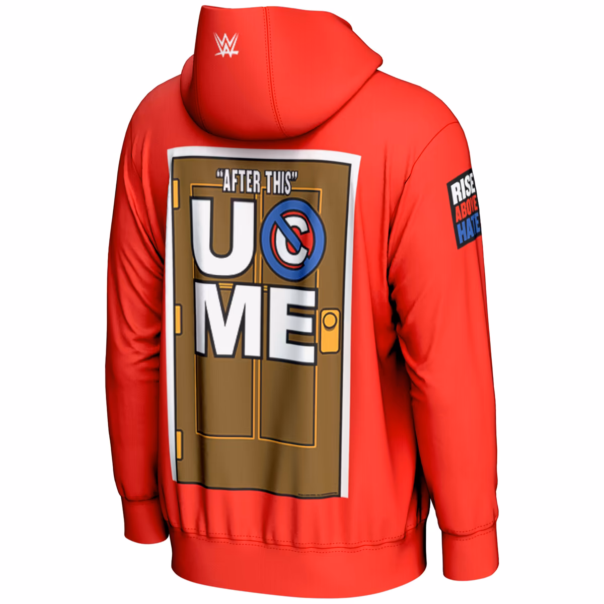 Men's ProSphere Red John Cena Farewell Tour Pullover Hoodie 4 Men's ProSphere Red John Cena Farewell Tour Pullover Hoodie