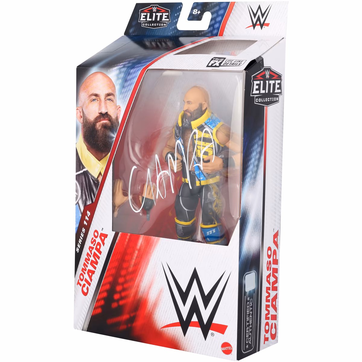 Tommaso Ciampa WWE Autographed Mattel Elite Collection Series 114 Action Figure