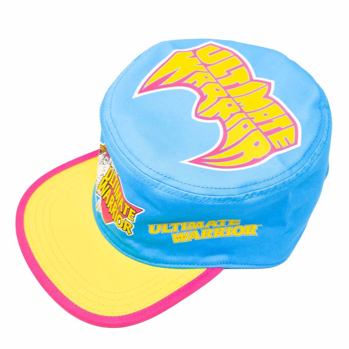 Men's Ripple Junction Blue/Yellow The Ultimate Warrior Vintage Painters Flex Hat