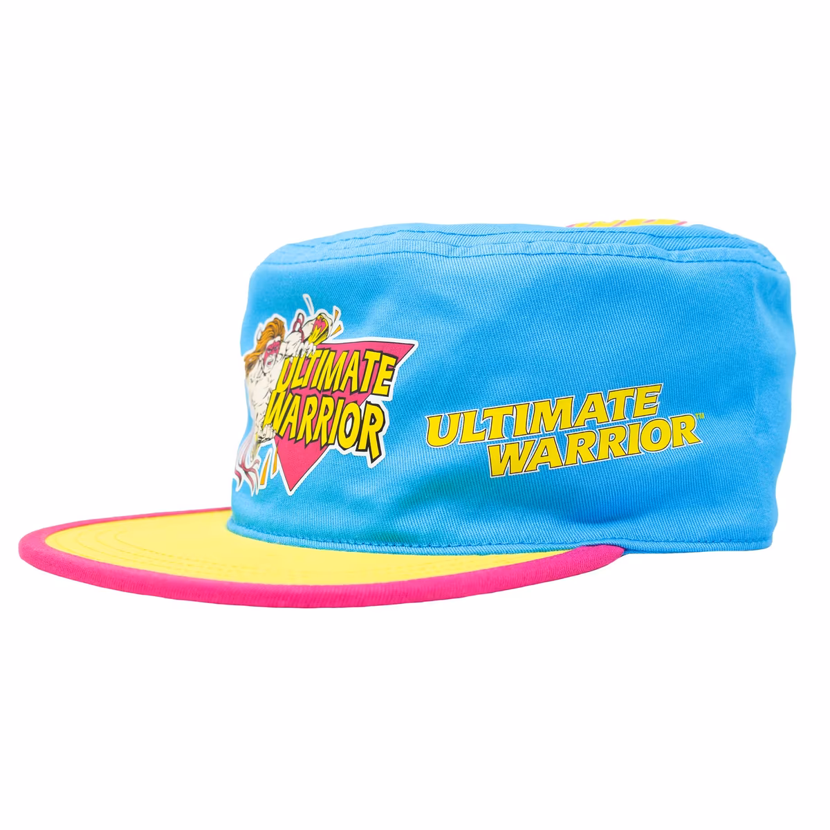 Men's Ripple Junction Blue/Yellow The Ultimate Warrior Vintage Painters Flex Hat 5 Men's Ripple Junction Blue/Yellow The Ultimate Warrior Vintage Painters Flex Hat