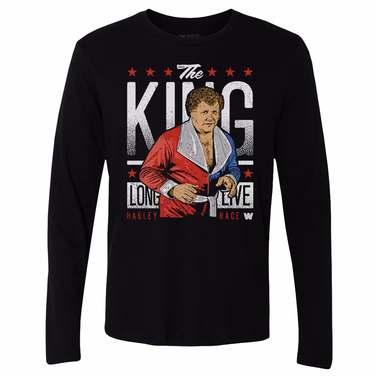 Men's 500 Level  Black Harley Race Long Sleeve T-Shirt