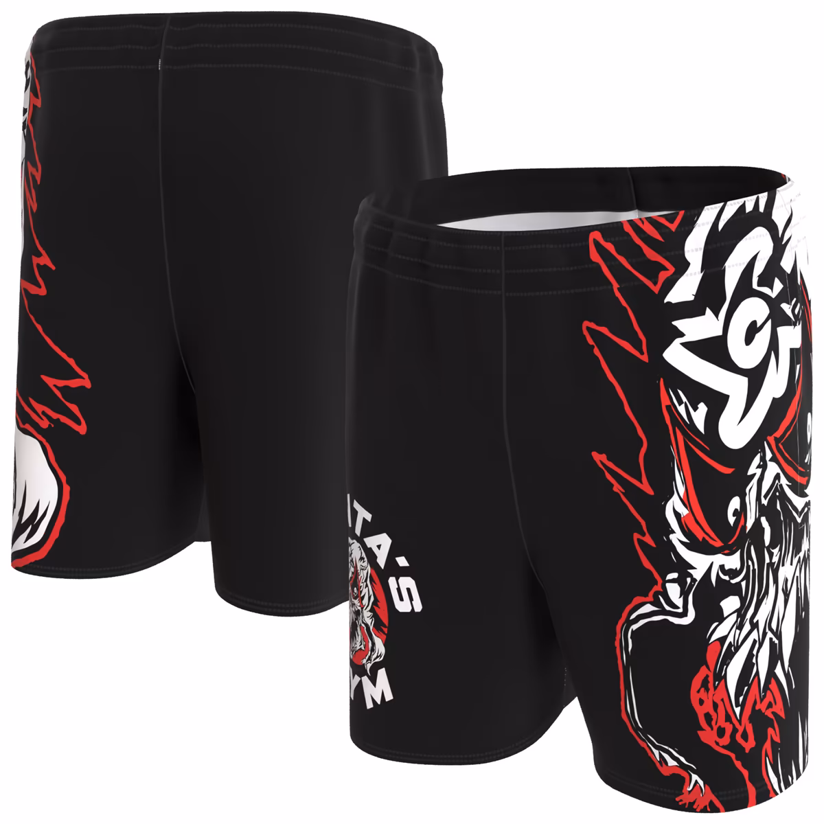 Unisex ProSphere Black Penta Penta's Gym Pocketed Shorts 4 Unisex ProSphere Black Penta Penta's Gym Pocketed Shorts