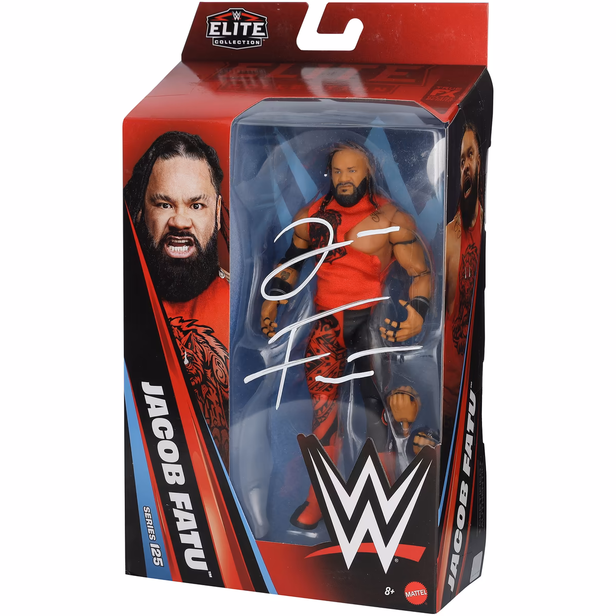 Jacob Fatu WWE Autographed Mattel Elite Collection Series 125 Action Figure