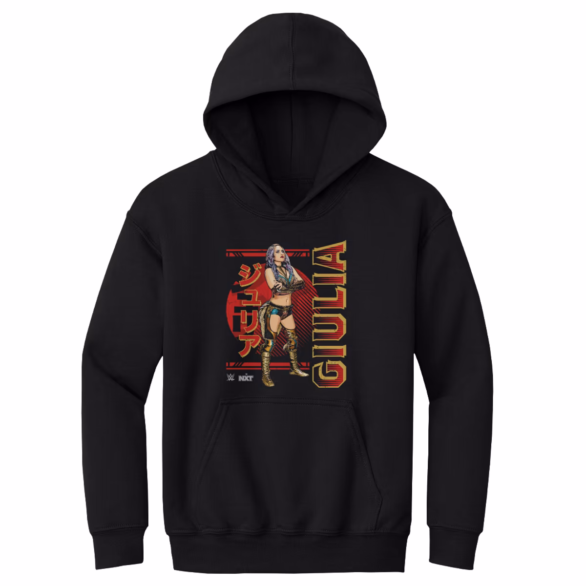 Youth 500 Level  Black Giulia Pose Pullover Hoodie