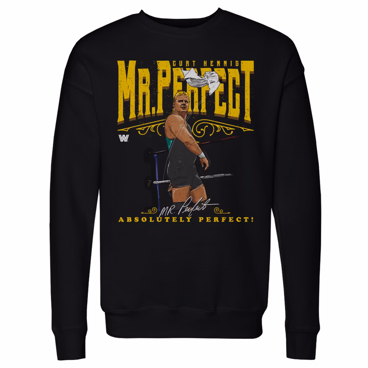 Men's 500 Level Black Mr. Perfect Absolutely Perfect Pullover Sweatshirt