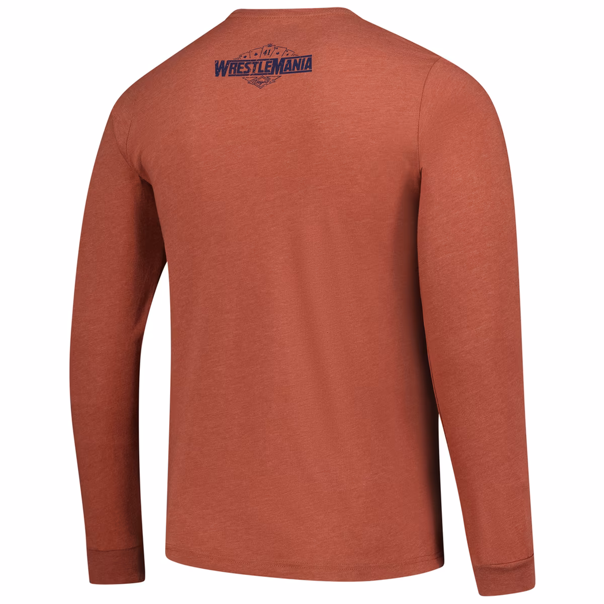 Men's Red WrestleMania 41 Poker Chips Long Sleeve T-Shirt 4 Men's Red WrestleMania 41 Poker Chips Long Sleeve T-Shirt