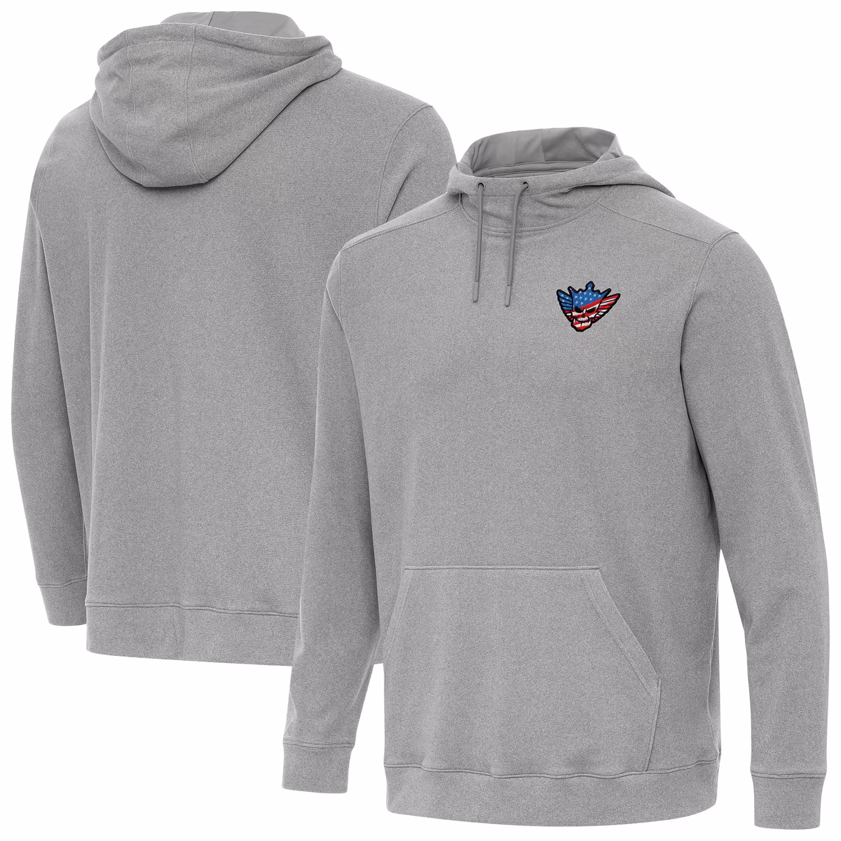 Men's Antigua Heather Gray Cody Rhodes Cloud Hoodie