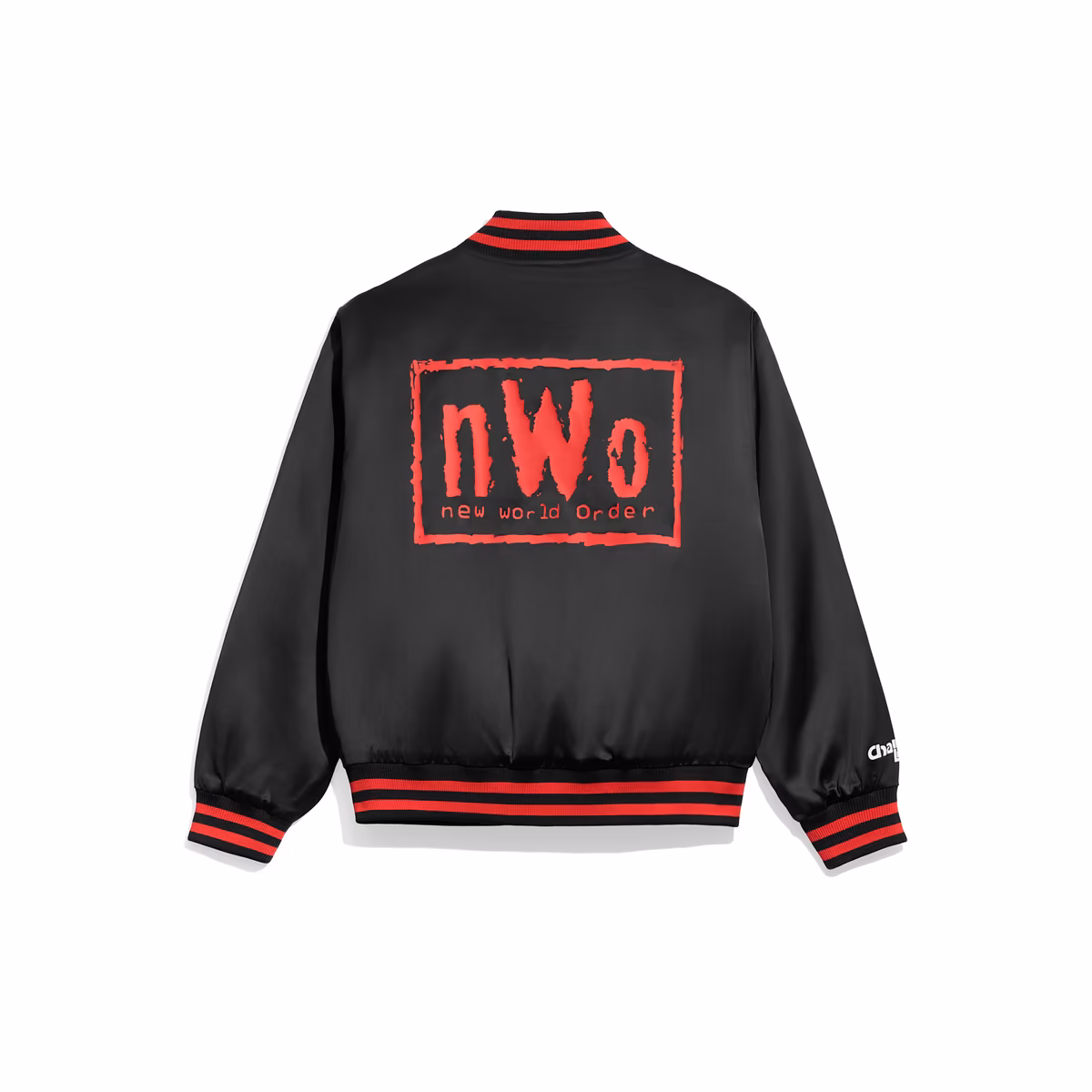 Men's Chalk Line Black nWo Wolfpac Quilted Satin Full-Snap Jacket 4 Men's Chalk Line Black nWo Wolfpac Quilted Satin Full-Snap Jacket