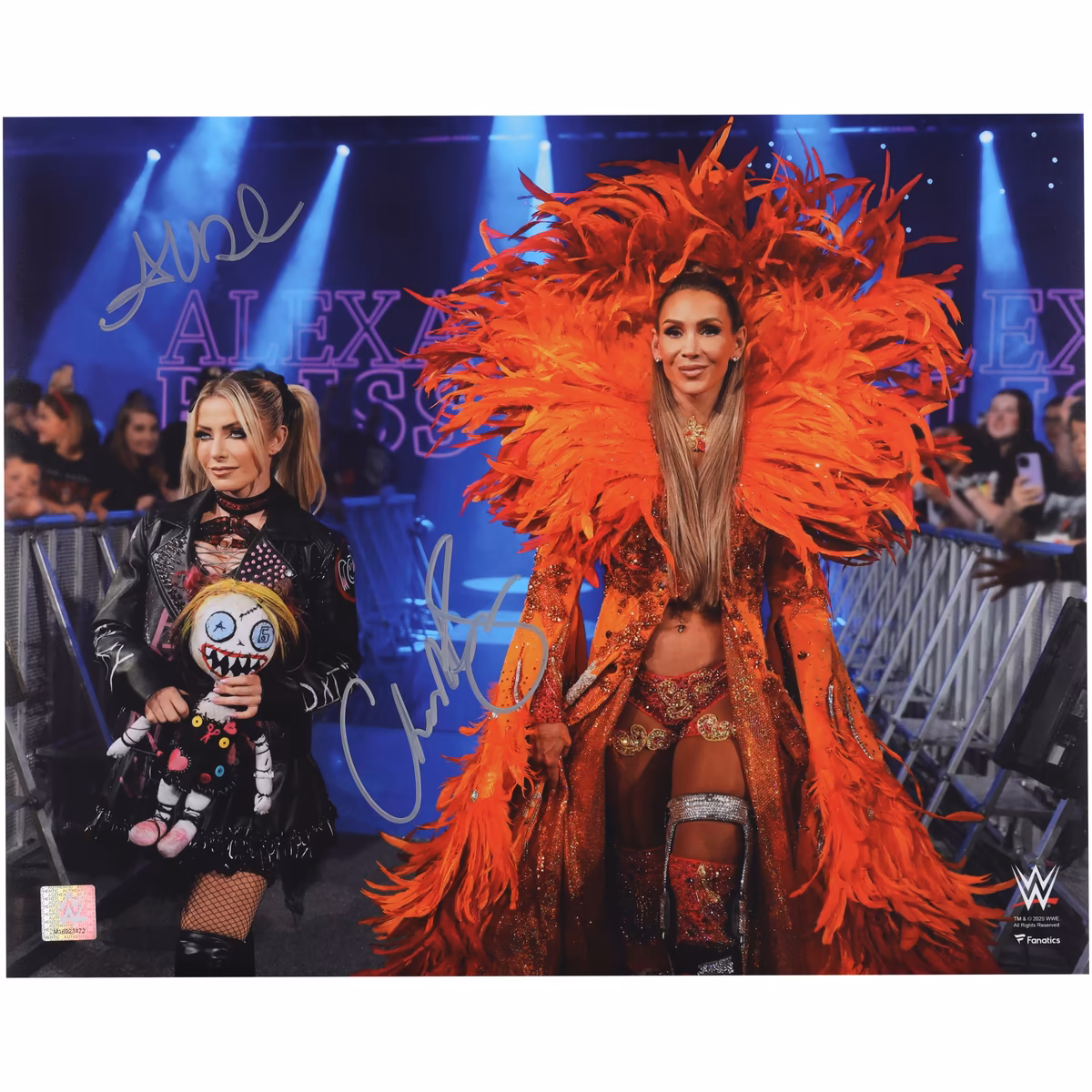 Alexa Bliss & Charlotte Flair WWE Autographed 16" x 20" Dual Photograph 6 Alexa Bliss & Charlotte Flair WWE Autographed 16" x 20" Dual Photograph