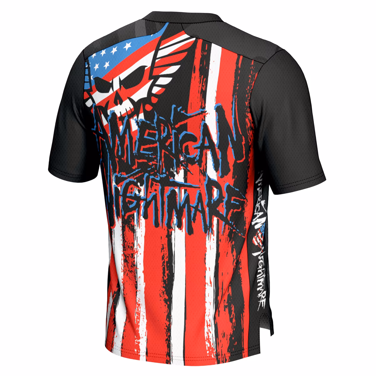 Men's ProSphere Black Cody Rhodes American Nightmare Flag Football Fashion Jersey 4 Men's ProSphere Black Cody Rhodes American Nightmare Flag Football Fashion Jersey