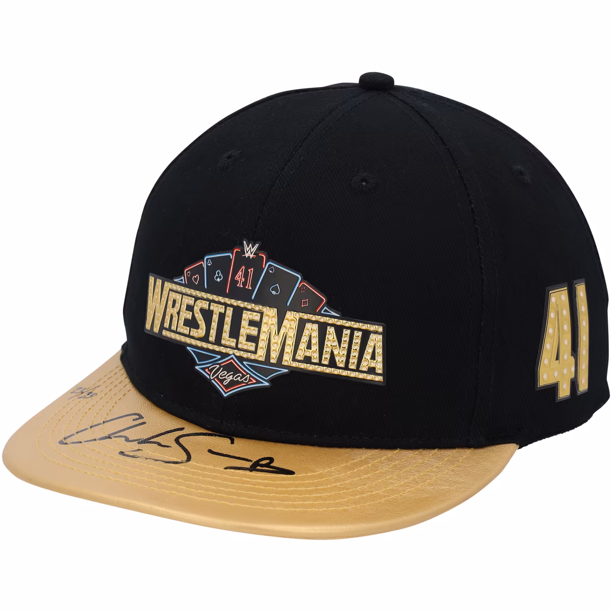 Chelsea Green WWE Autographed WrestleMania 41 Gold Brim Snapback Cap - Limited Edition of 25 2 Chelsea Green WWE Autographed WrestleMania 41 Gold Brim Snapback Cap - Limited Edition of 25