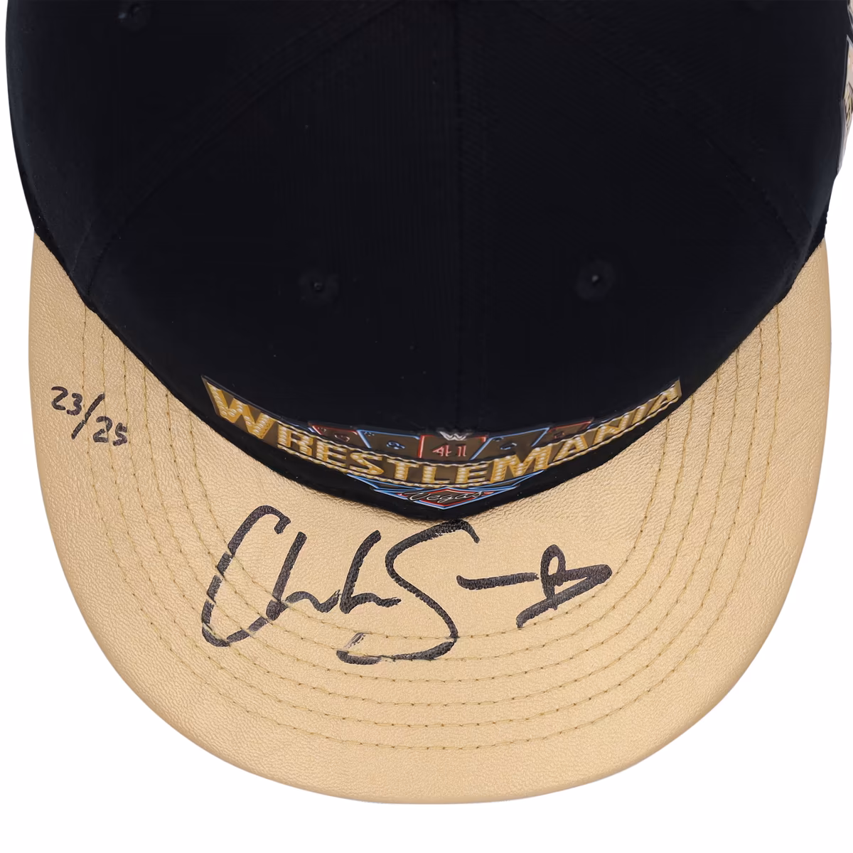 Chelsea Green WWE Autographed WrestleMania 41 Gold Brim Snapback Cap - Limited Edition of 25 3 Chelsea Green WWE Autographed WrestleMania 41 Gold Brim Snapback Cap - Limited Edition of 25