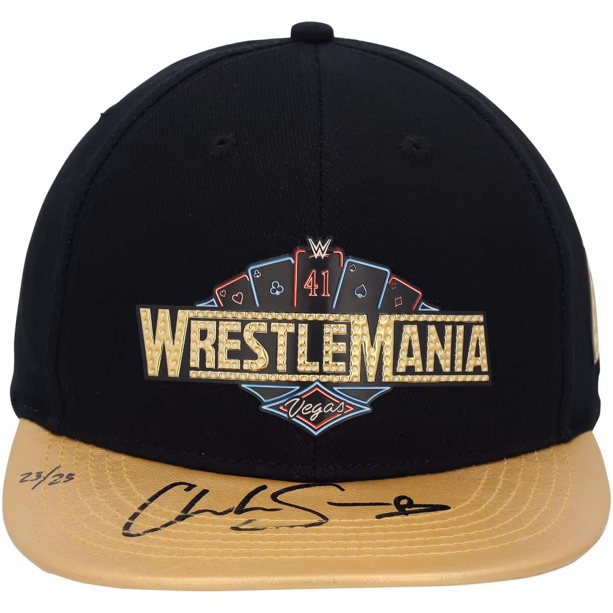 Chelsea Green WWE Autographed WrestleMania 41 Gold Brim Snapback Cap - Limited Edition of 25 4 Chelsea Green WWE Autographed WrestleMania 41 Gold Brim Snapback Cap - Limited Edition of 25