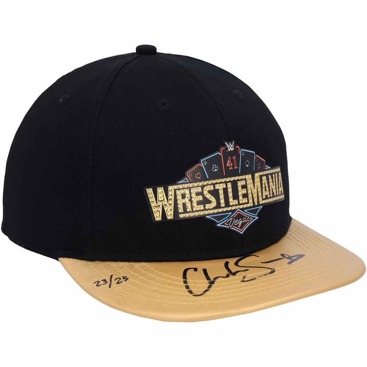 Chelsea Green WWE Autographed WrestleMania 41 Gold Brim Snapback Cap - Limited Edition of 25 5 Chelsea Green WWE Autographed WrestleMania 41 Gold Brim Snapback Cap - Limited Edition of 25