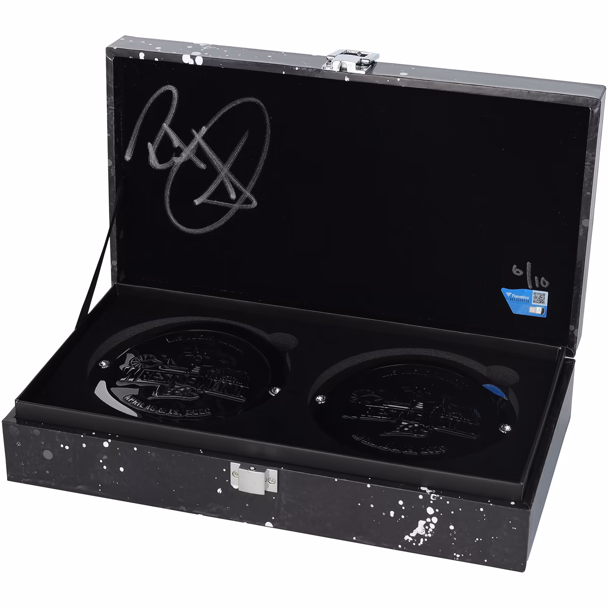 Randy Orton WWE Autographed WrestleMania 42 Side Plate Set In Gift Box - Limited Edition of 10 3 Randy Orton WWE Autographed WrestleMania 42 Side Plate Set In Gift Box - Limited Edition of 10